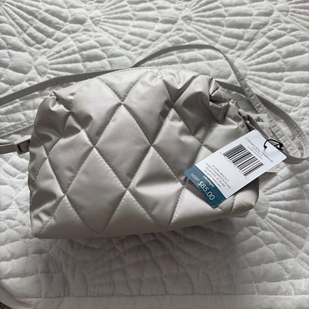 Vera Bradley Camera Crossbody   Quilted Bag Ultralight
